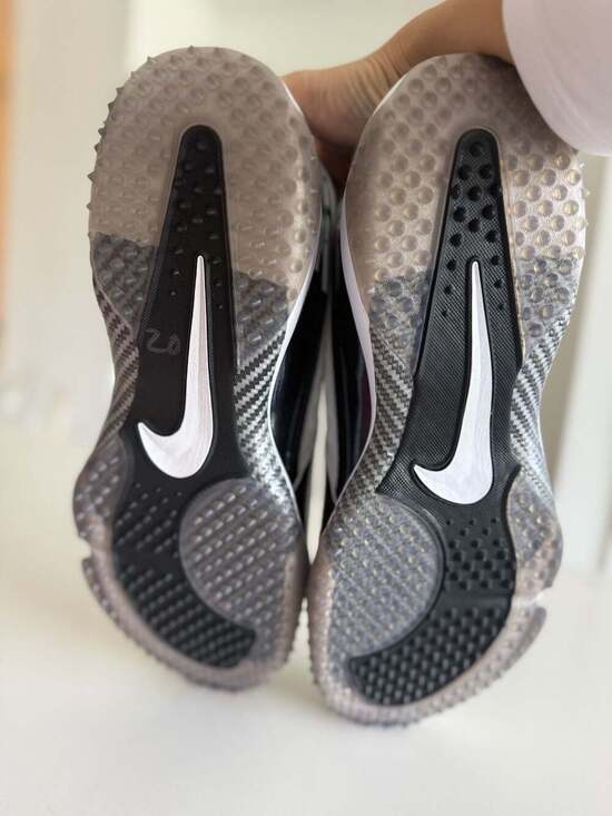 Nike Vapor Pro 3/4 Destroyer Turf Football Shoes - White/Black (527878-100) main image 8